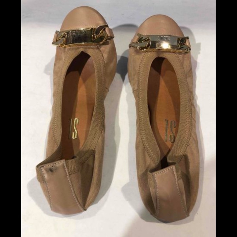 Santa Lolla Elastic Trim Ballet Slip On Flats